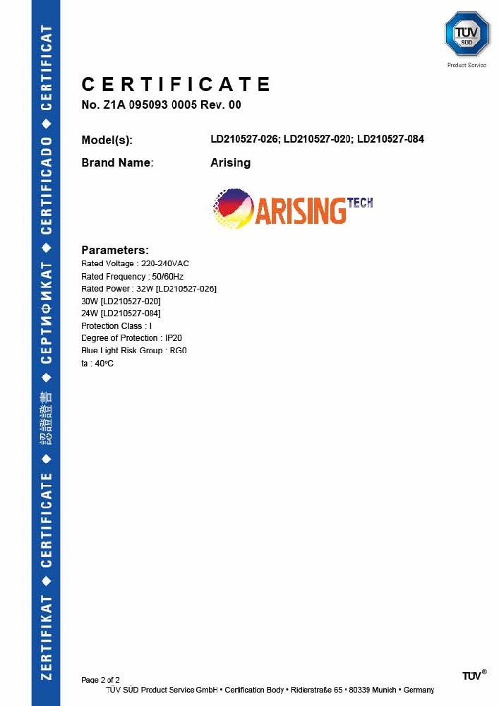 Certification Certificate