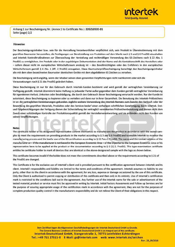 Certification Certificate