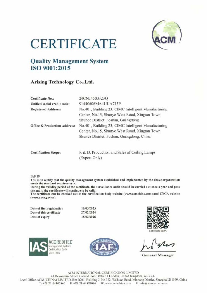 Certification Certificate